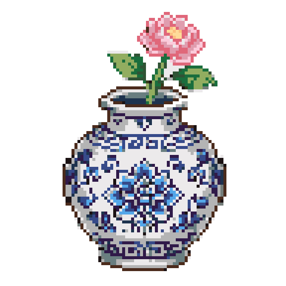 青花瓷韵模板预览