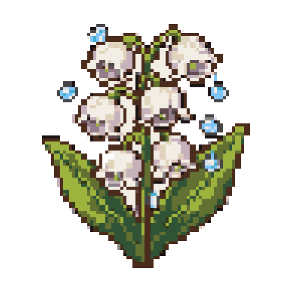 铃兰花模板预览
