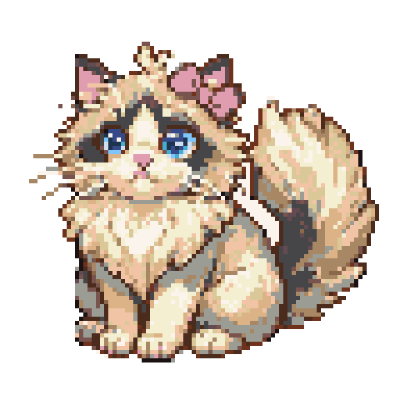 布偶猫猫模板预览
