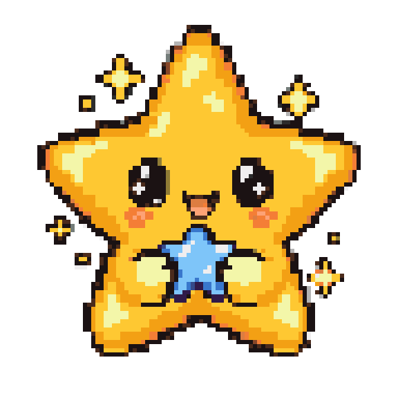 闪闪星星模板预览